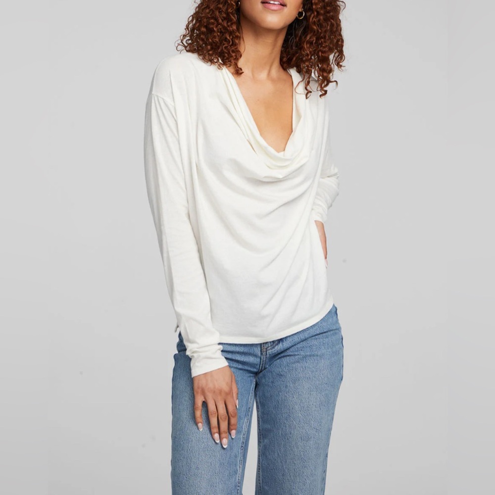 Chaser Mela Bright White Long Sleeve